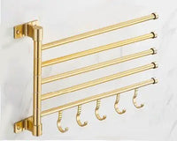 Wandmontiertes Dreifacharm Design - TowelLattice