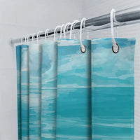 Wasserabweisender Duschvorhang Stoff - SeaBlur