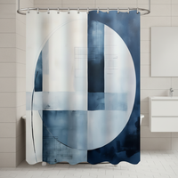 Wasserabweisender Polyester Duschvorhang - AquaLoom