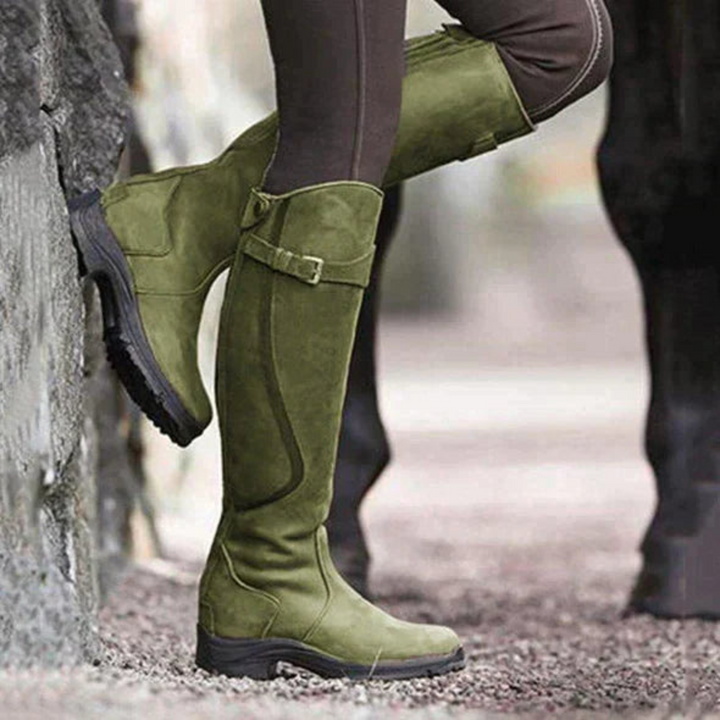 Waterproof High Women's Boots with Heel - Aurora