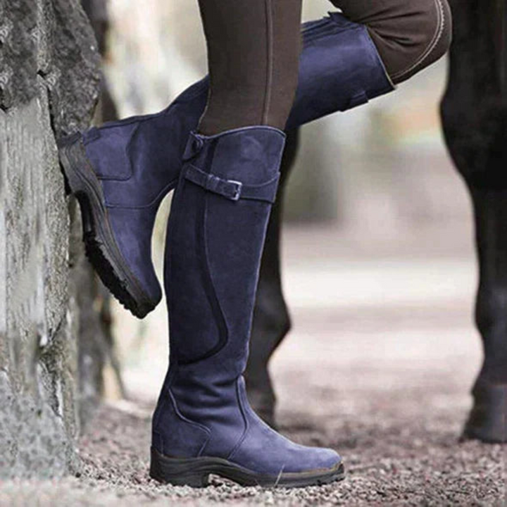 Waterproof High Women's Boots with Heel - Aurora
