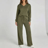 Weites Loungewear-Set Mit Weitem Bein - Joleen