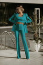 Modisches 3-teiliges Set mit Blazer, Top und Rock – Jamalia