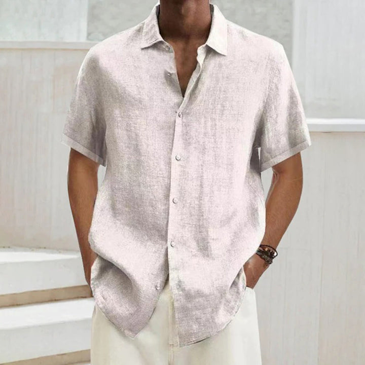 Polo para hombre de algodón y lino – Noah