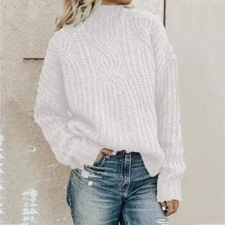 Comfortable knitted sweater for women - Lily