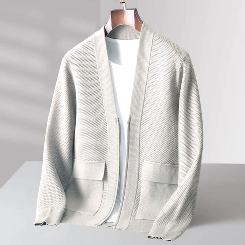 Trendy Men's Knit Vest - Noah