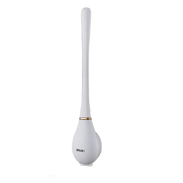 Silicone Toilet Brush with Wall Mount & Drip Tray – Clevora