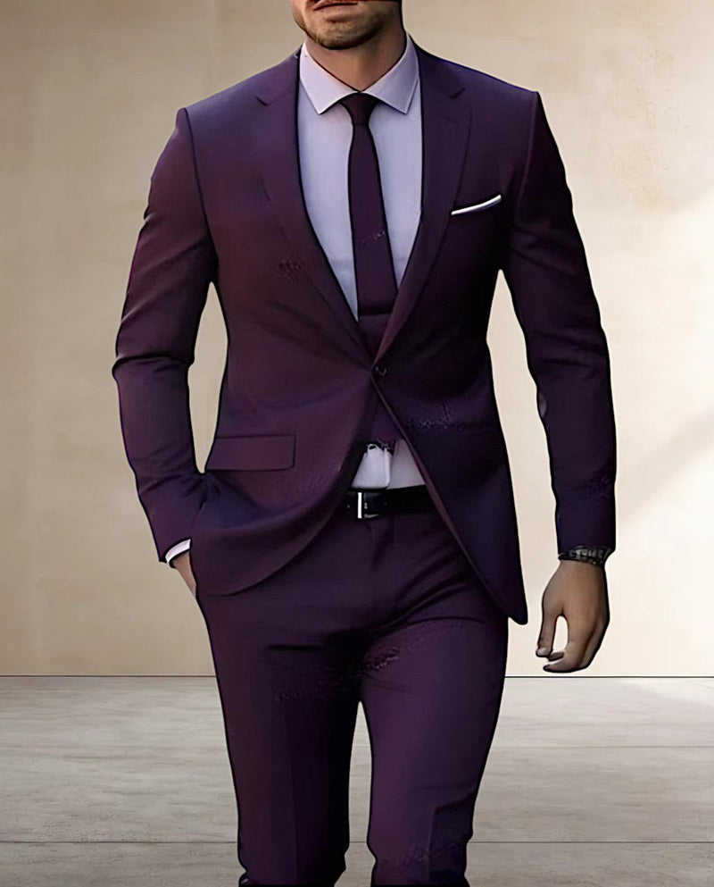 Elegante traje de hombre de 2 piezas - Milán