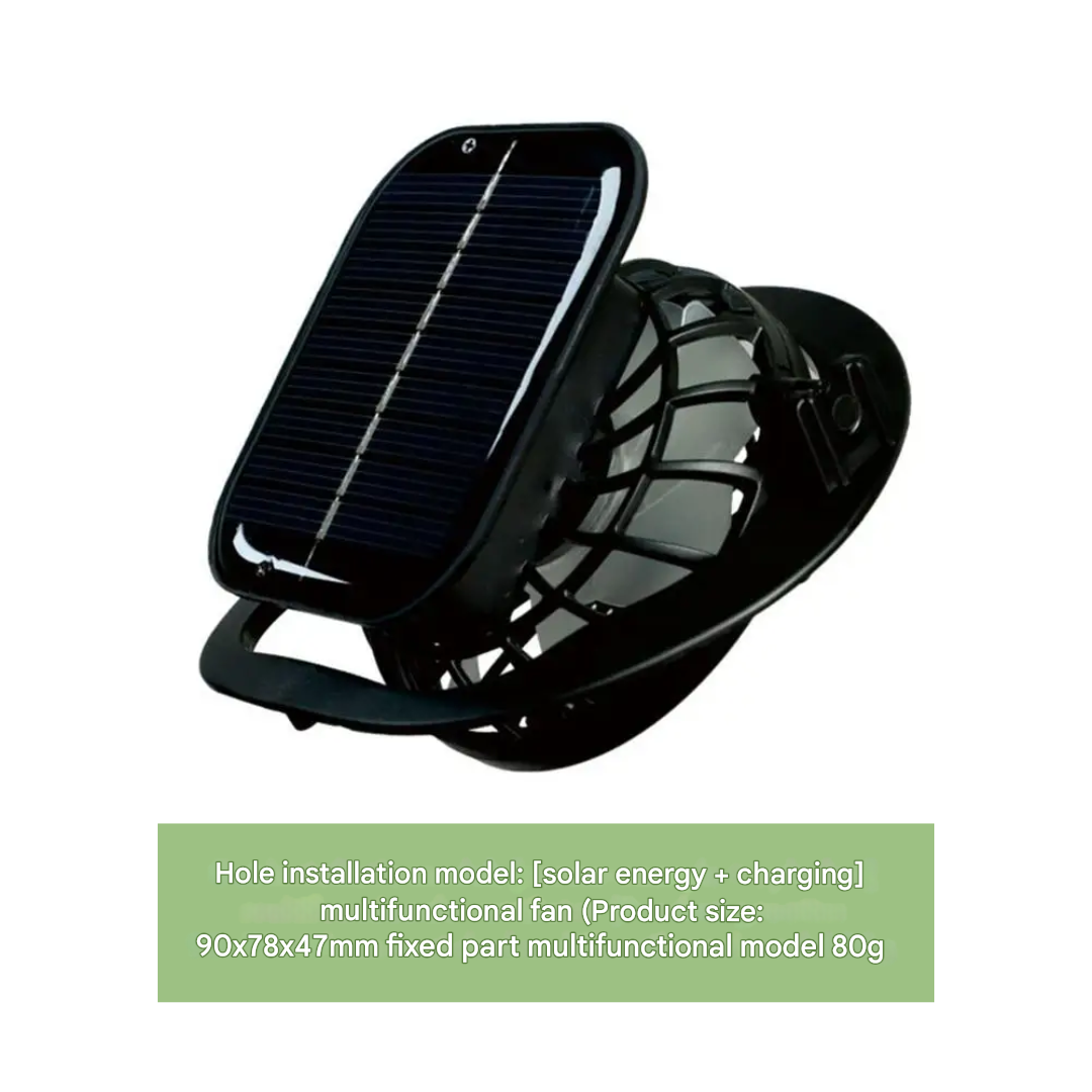 Sombrero de sol para exteriores con ventilador solar integrado – CoolBreeze Solar