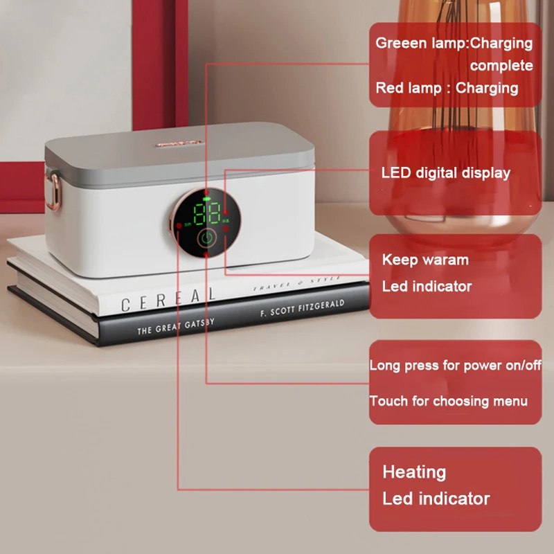 Trådløs Elektrisk Madkasse – HeatBox