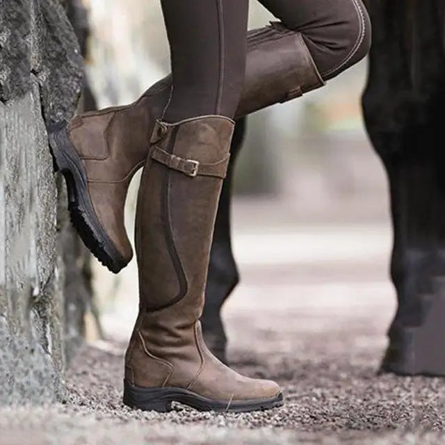 Orthopedic Boots with Buckle Details - Elara