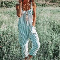 Mono de verano para mujer con tirantes ajustables y piernas estrechas – Mireya