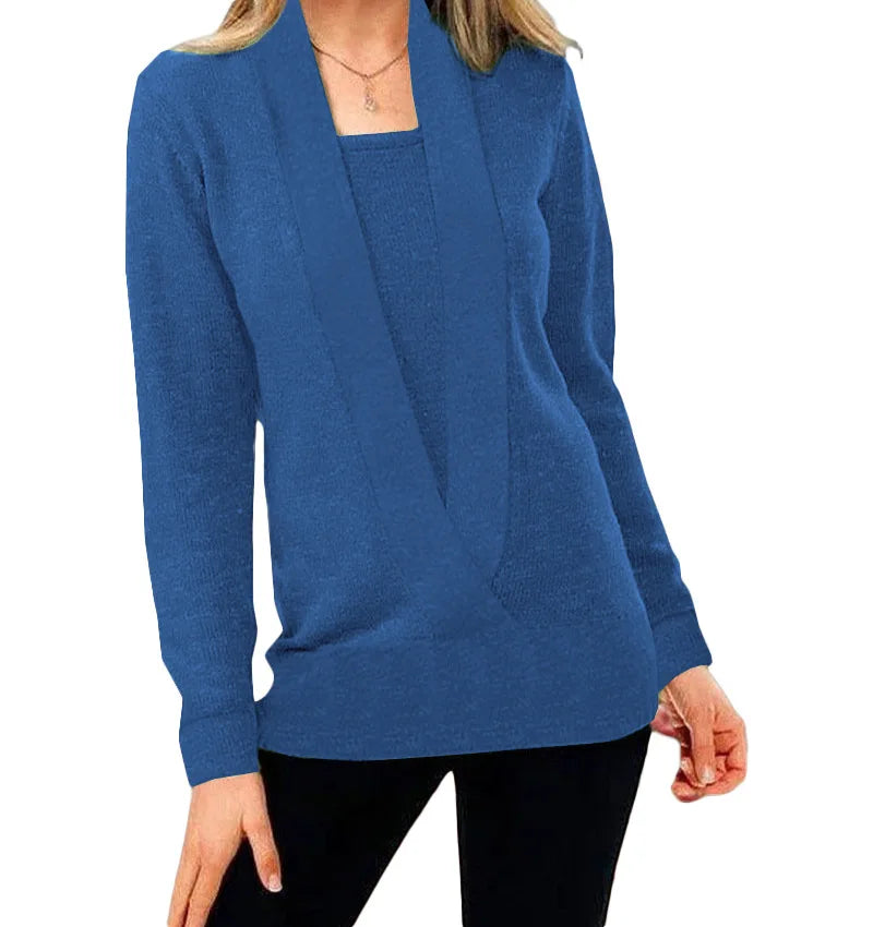 Warme & Bequeme Damen Winterstrickpullover – Selina