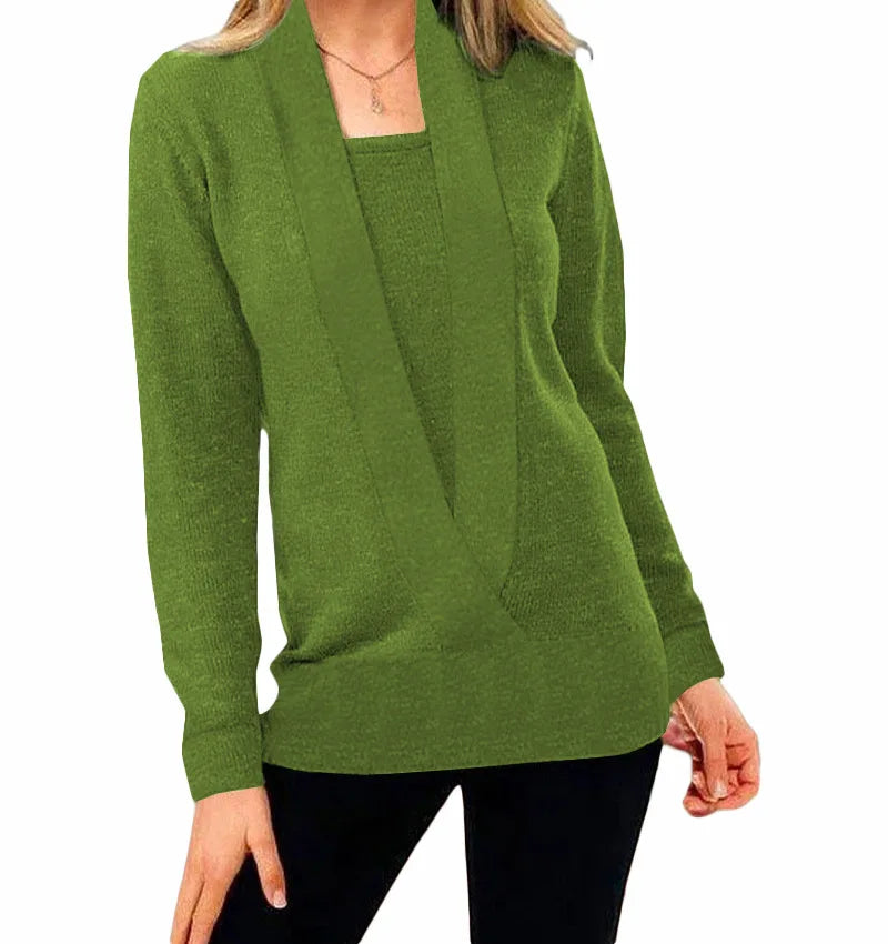 Warme & Bequeme Damen Winterstrickpullover – Selina