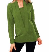 Warme & Bequeme Damen Winterstrickpullover – Selina