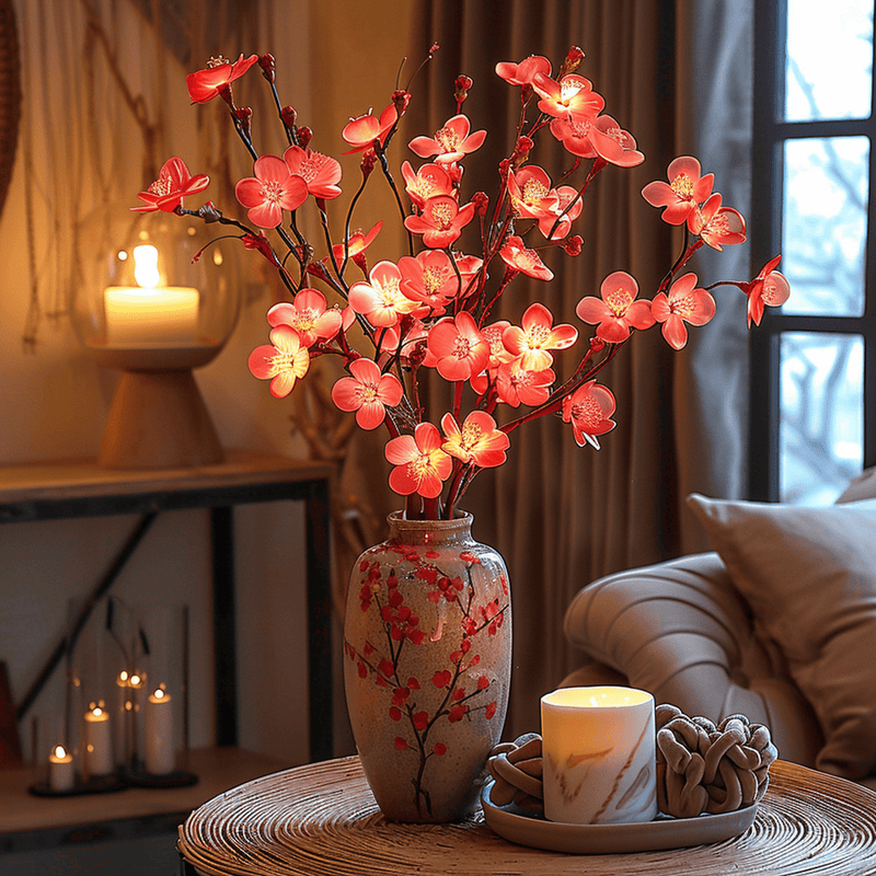 Atmospheric LED Branch for a Magical Touch - GlowBranch
