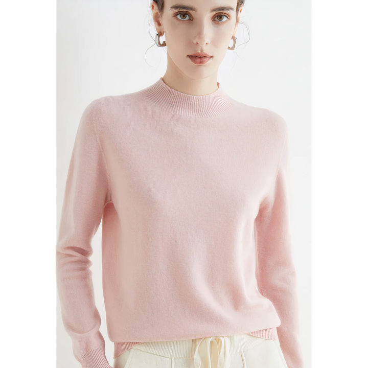 Luxurious knitted cashmere sweater for women - Evelina