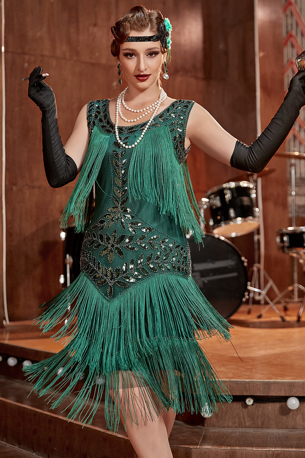 Glamorous 1920s Charleston Dress - Amelia