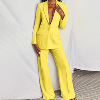 Stylish Blazer and Pants Set - Ariane