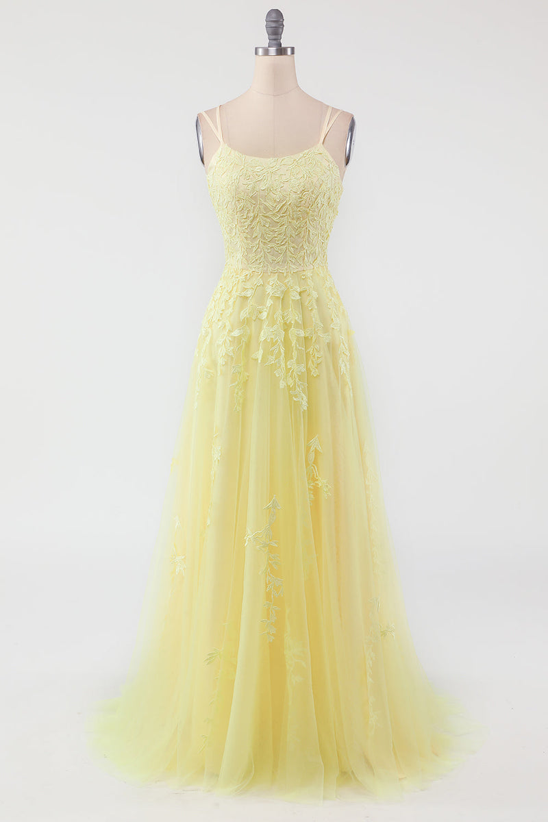 Fashionable tulle ball gown with appliqués - Victoria