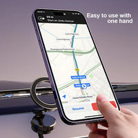 360° Foldable Magnetic Phone Holder for Car - Stable & Adjustable