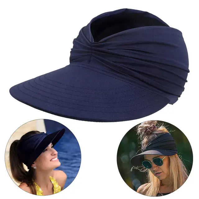 Faltbarer Sonnenhut mit großem Visier und UV-Schutz – Babes
