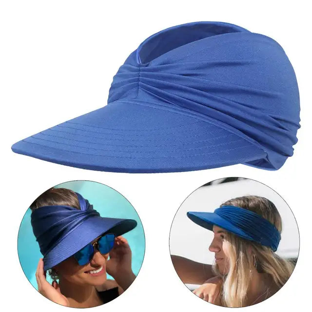 Faltbarer Sonnenhut mit großem Visier und UV-Schutz – Babes
