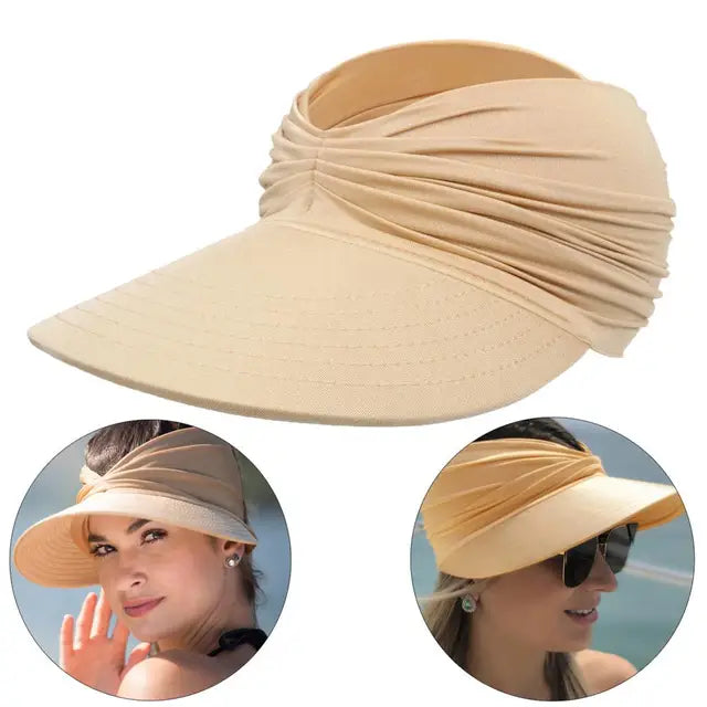 Faltbarer Sonnenhut mit großem Visier und UV-Schutz – Babes