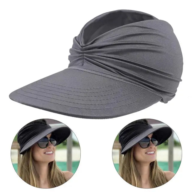 Faltbarer Sonnenhut mit großem Visier und UV-Schutz – Babes