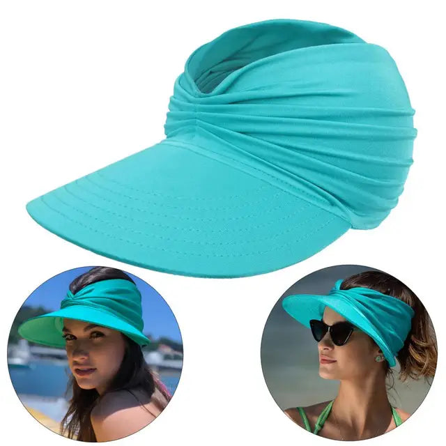 Faltbarer Sonnenhut mit großem Visier und UV-Schutz – Babes