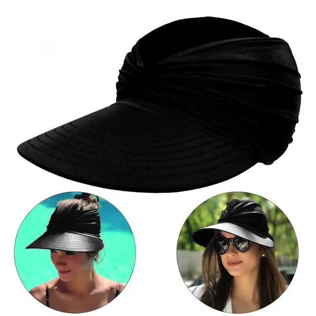 Faltbarer Sonnenhut mit großem Visier und UV-Schutz – Babes