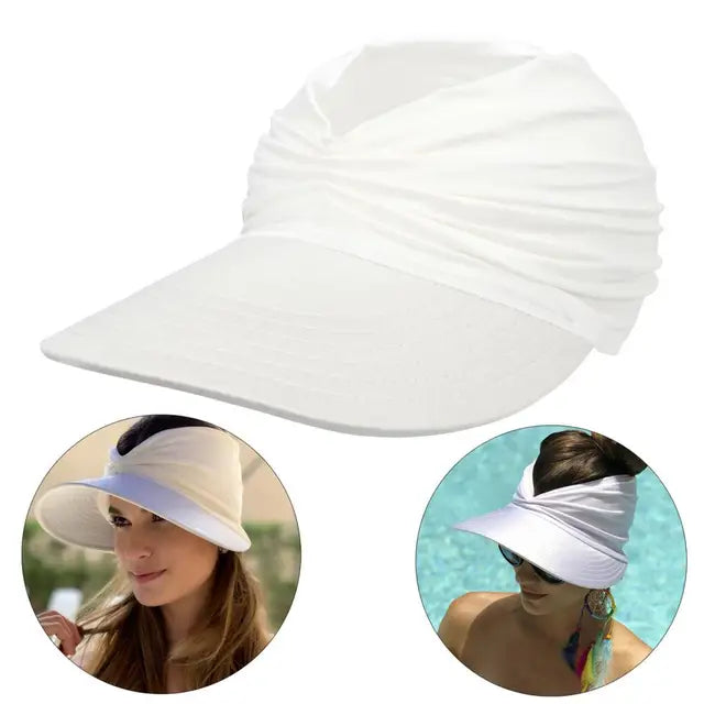 Faltbarer Sonnenhut mit großem Visier und UV-Schutz – Babes