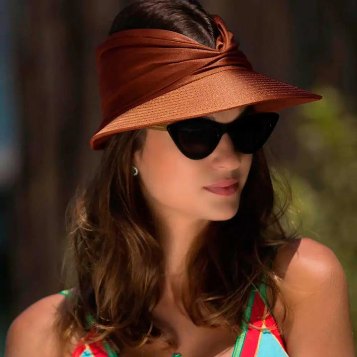 Faltbarer Sonnenhut mit großem Visier und UV-Schutz – Babes