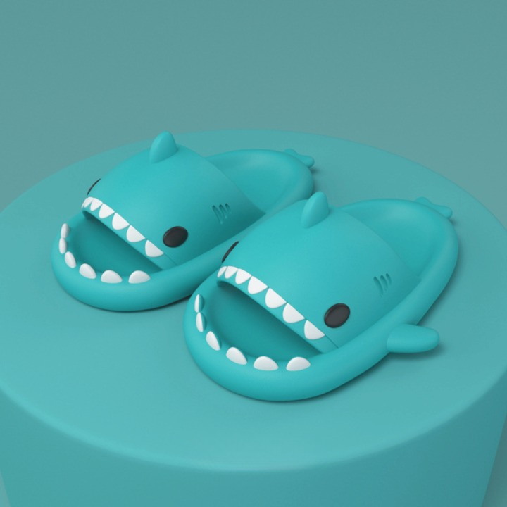 Pantuflas Trendy SoftSteps Sharkies – Suaves, Amortiguadoras