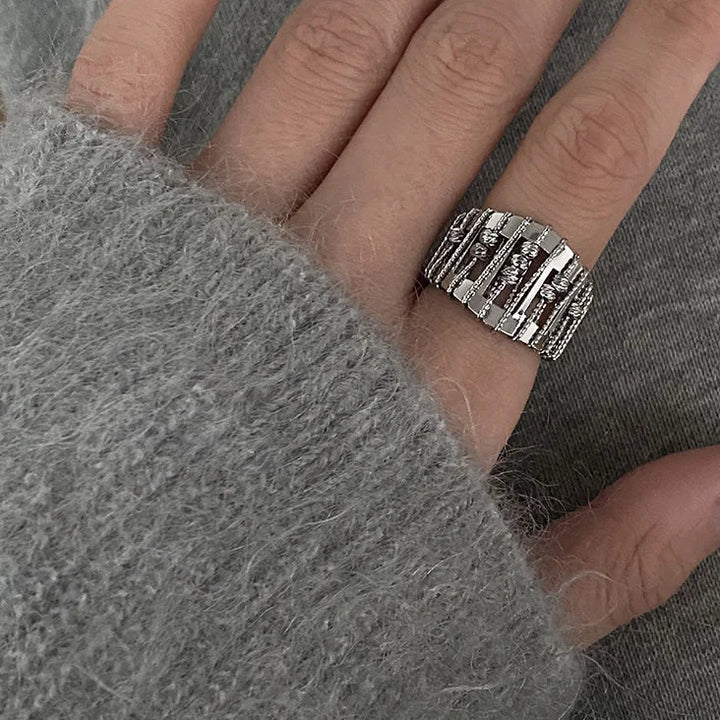 Stylish Open Pearl Ring – Alina