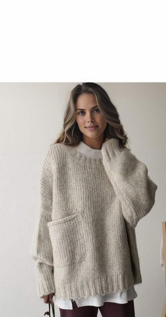 Oversize knitted sweater - AutumnComfort
