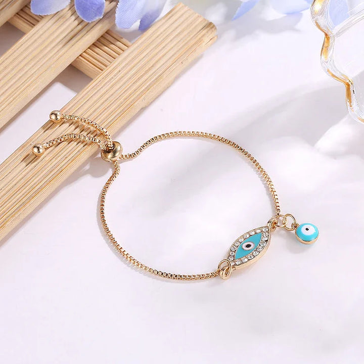 Evil Eye Bracelet in Ethnic Style – Selene