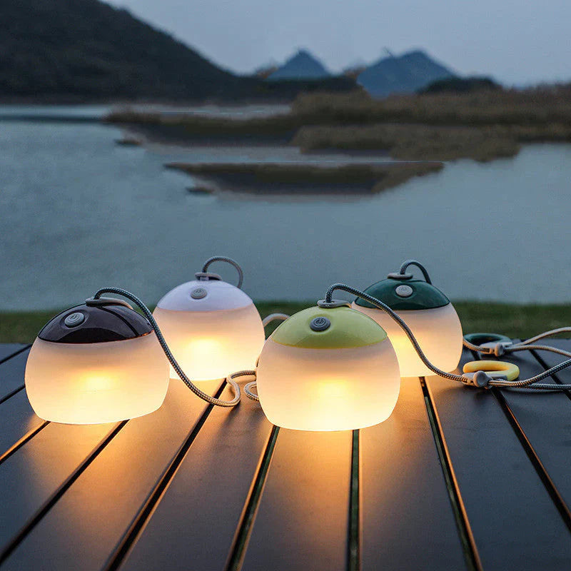 Multifunktionel vintage campinglampe - HeritageGlow