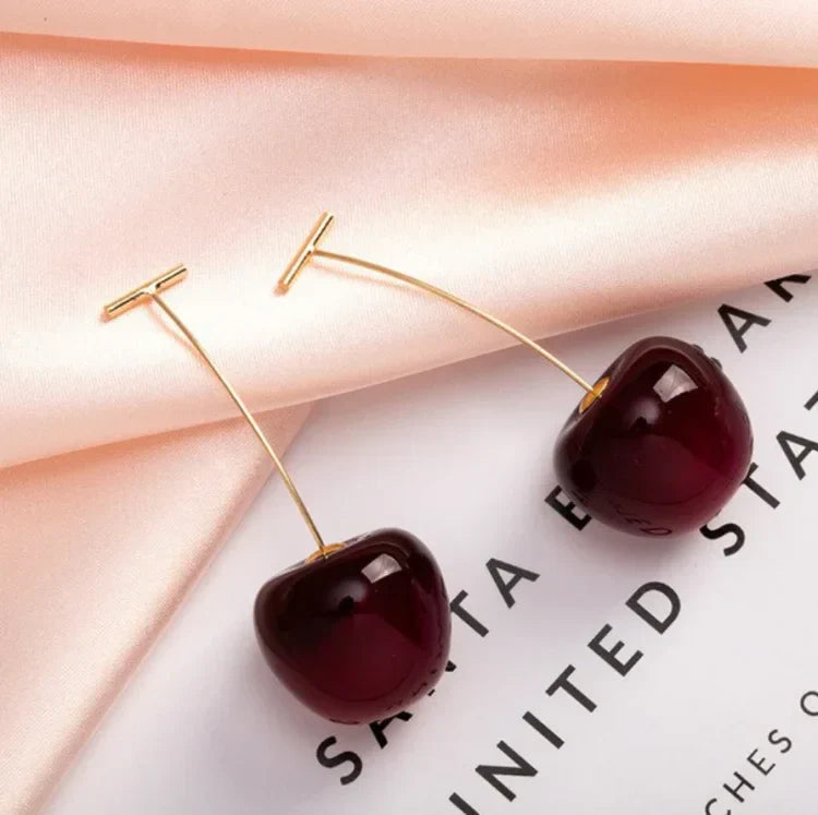 Red Cherry Earrings – Fleur