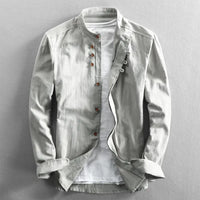 Camisa casual elegante para hombre con botonadura – Benno