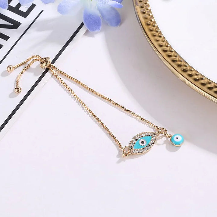Evil Eye Bracelet in Ethnic Style – Selene