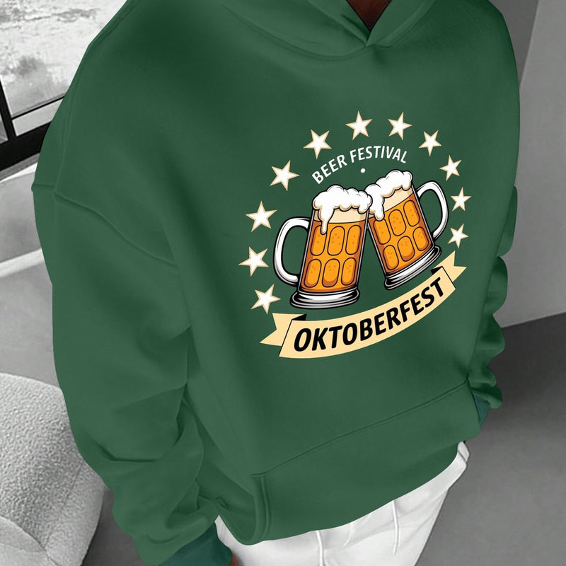 Festive Men's Hoodie – Josef Oktoberfest 2025