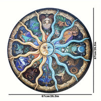 Rompecabezas redondo de 1000 piezas de signos del zodiaco - ZodiacDreams