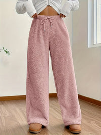 Myk Teddy Sherpa Loungebukse for damer – Noémie