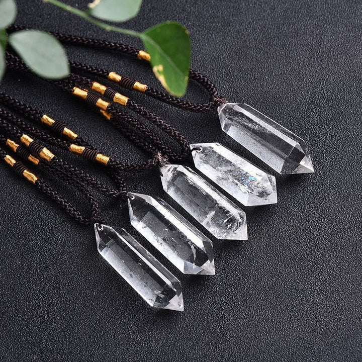 Natural Crystal Amethyst Healing Necklace – Lyra