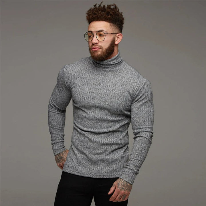 Behagelig herre rullekravepullover - Oliver