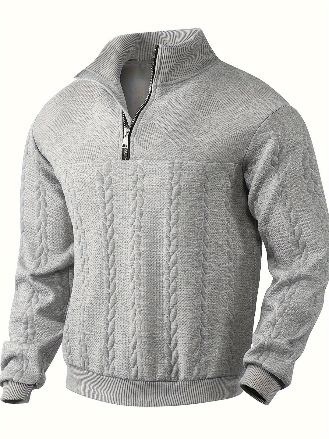 Vintage men's sweater with zipper – Victor