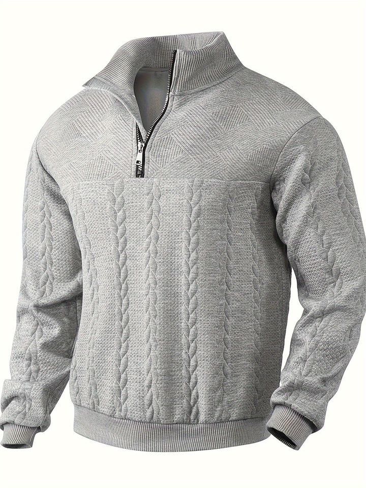 Vintage men's sweater with zipper – Victor