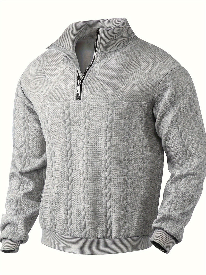 Vintage men's sweater with zipper – Victor