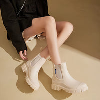 Botas de lluvia para mujer, media caña, impermeables con suela antideslizante – Selora